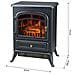 Camino Elettrico Da Terra Con Effetto Fiamma Potenza 950w - Foto miniatura 3