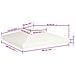 Copertura Superiore Per Gazebo 310 G / m² 3x3 M Bianco Crema - Foto miniatura 3
