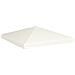 Copertura Superiore Per Gazebo 310 G / m² 3x3 M Bianco Crema - Foto miniatura 4