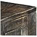 Scrivania Nera 110x50x75cm In Legno Massello Di Mango - Foto miniatura 6