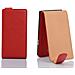 Custodia Compatibile Con Lg L90 In Rosso Cremisi - Coperchio Protettivo In Design Flip Realizzato In Similpelle Testurizzata - Foto miniatura 3