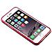 Custodia Compatibile Con Apple Iphone 6 / Iphone 6s In Rosso - Coperchio Protettivo In Silicone Tpu Flessibile Con Design Spazzolato - Foto miniatura 5