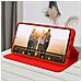 Custodia Xiaomi Redmi Note 10 / 10s Portacarte Funzione Supporto Similpelle Rosso - Foto miniatura 6
