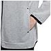 Felpa Da Uomo Con Cappuccio E Full Zip Tech Fleece Grigia Taglia Xxl Codice Cu4489-063 - Foto miniatura 4