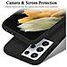 Custodia Compatibile Con Samsung Galaxy S21 Ultra In Liquid Nero - Coperchio Protettivo In Silicone Tpu Flessibile - Foto miniatura 5
