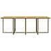 Set Da Pranzo Per Giardino 13pz Con Cuscini In Polyrattan Beige - Foto miniatura 7