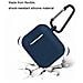 Custodia Per Airpods Silicone Extra Antiurto Blu Scuro - Foto miniatura 2