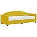 Divano Letto Con Materasso Giallo 80x200 Cm In Velluto - Foto miniatura 1