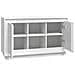 Credenza Bianca 102x35x60 cm in Legno Multistrato - Foto miniatura 9
