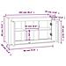 Credenza Bianca 102x35x60 cm in Legno Multistrato - Foto miniatura 12