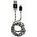 Lc-power Kabel Usb-lightning-1m-8 1m Black/silver,usb A Auf Lightning (lc-c-usb-lightning-1m-8) - Foto miniatura 1