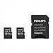 Scheda di Memoria MicroSDHC con Capacità 64 GB Classe 10 + Adattore Colore Nero - Foto miniatura 2
