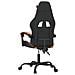 Sedia da Gaming Girevole Nero e Arancione in Similpelle - Foto miniatura 4
