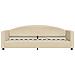 Letto Da Giorno Crema 80x200 Cm In Tessuto - Foto miniatura 2