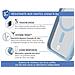 Cover Rinforzata Air Frost Magsafe Per Iphone 15, Blu - Foto miniatura 3