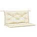 Cuscini Panca Da Giardino 2 Pz Crema 100x50x7 Cm Tessuto Oxford - Foto miniatura 2