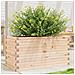 Fioriera Da Giardino 90x40x45,5 Cm In Legno Massello Di Pino - Foto miniatura 1