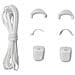 Lacci Per Scarpe Salomon Quicklace White S - Foto miniatura 1