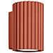 Lampada Da Parete Karbon 10 Rosso Ocra Sl. 1654 - Minimalista Lampada Da Parete Ocra Rossa 10x6.5x8.5 Cm - Foto miniatura 1