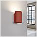 Lampada Da Parete Karbon 10 Rosso Ocra Sl. 1654 - Minimalista Lampada Da Parete Ocra Rossa 10x6.5x8.5 Cm - Foto miniatura 5
