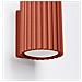Lampada Da Parete Karbon 10 Rosso Ocra Sl. 1654 - Minimalista Lampada Da Parete Ocra Rossa 10x6.5x8.5 Cm - Foto miniatura 7