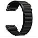 Cinturino Per Orologio In Nylon Per Garmin Fenix 8/8s/6/6x/7/7x/pro/tactix Black 26 Mm - Foto miniatura 2