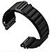 Cinturino Per Orologio In Nylon Per Garmin Fenix 8/8s/6/6x/7/7x/pro/tactix Black 26 Mm - Foto miniatura 3