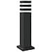 Lampade Terra per Esterni con Sensori 3pz Nere 50cm Alluminio - Foto miniatura 4