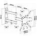 WT42TSLE-011 Supporto TV a parete 106,7 cm (42") Nero - Foto miniatura 3