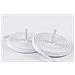 Lacci Elastici No Tie - 3 Paia White - Foto miniatura 2