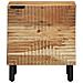 Comodini 2pz 40x33x46 cm in Legno Massello di Acacia - Foto miniatura 2