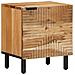 Comodini 2pz 40x33x46 cm in Legno Massello di Acacia - Foto miniatura 1