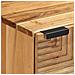 Comodini 2pz 40x33x46 cm in Legno Massello di Acacia - Foto miniatura 7