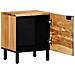 Comodini 2pz 40x33x46 cm in Legno Massello di Acacia - Foto miniatura 9