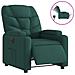 Poltrona Elettrica Reclinabile Verde Scuro In Tessuto - Foto miniatura 2