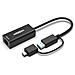 OS-HUB-USB3/C-RJ45 adattatore per inversione del genere dei cavi USB3.0/USB-C Nero - Foto miniatura 1