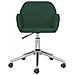 Lusso Casadino -  Sedia Da Ufficio Girevole Verde Scuro In Tessuto - Foto miniatura 2