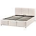 Letto Contenitore Bouclé Bousse 140 X 200 Cm Bianco Sporco - Foto miniatura 5