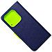 Custodia A Libro Book Cover Case Per Xiaomi Redmi Note 14 5g Navy-lime - Foto miniatura 3