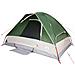 Tenda da Campeggio a Cupola per 4 Persone Verde Impermeabile - Foto miniatura 3