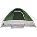 Tenda da Campeggio a Cupola per 4 Persone Verde Impermeabile - Foto miniatura 5