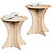 Tavolino da salotto 2 pcs Naturale 46 x 46 x 47 cm - Foto miniatura 3