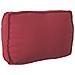 Cuscino per pallet per schienale rosso vino 70x40x12 cm in tessuto Oxford - Foto miniatura 1