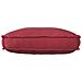Cuscino per pallet per schienale rosso vino 70x40x12 cm in tessuto Oxford - Foto miniatura 2
