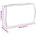 Cuscino per pallet per schienale rosso vino 70x40x12 cm in tessuto Oxford - Foto miniatura 6