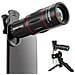 Telescopio Monoculare 28x Con Obiettivo 3-in-1 0.63x E Custodia, Compatibile Con Huawei, Samsung, Apple, Garmin - Foto miniatura 4
