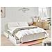 Letto Con Cassetti Contenitore Senza Testata Brux 160 X 200 Cm Bianco - Foto miniatura 1