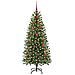 Albero di Natale artificiale con 150 LED Verde 150 cm PE e PVC - Foto miniatura 3