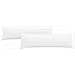 Cuscini da Divano 2 pcs Bianco 145 x 40 cm Tessuto - Foto miniatura 1