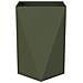 Fioriera Verde oliva 50 x 50 x 75 cm Acciaio - Foto miniatura 5